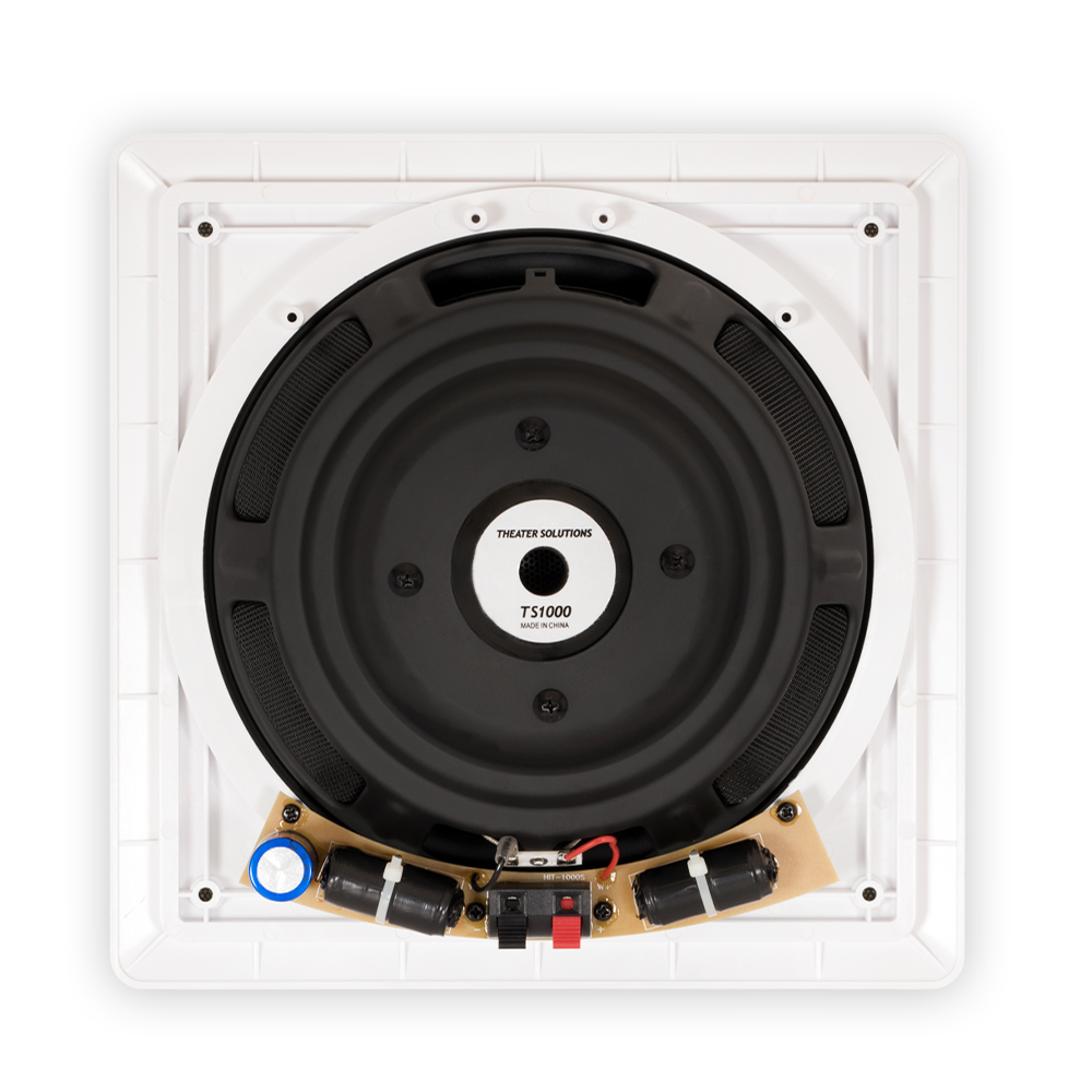 Theater Solutions TS1000 Flush Mount Passive 10" Subwoofer Speaker Wall 4 Pack - image 4 of 5