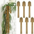 thumbnail image 2 of 6PCS Long Velvet Christmas Bows for Staircase Garland Wreath, 15.75in x 23.62in Ribbon Bows for Xmas Tree Holiday Indoor Outdoor Decorations Home Decor (Khaki), 2 of 4