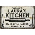 thumbnail image 1 of LAURA'S Kitchen Farmhouse Sign 8 x 12 Matte Finish Metal 108120033025, 1 of 1