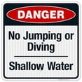 thumbnail image 1 of No Jumping Or Diving Sign, Pool Sign,, 1 of 1