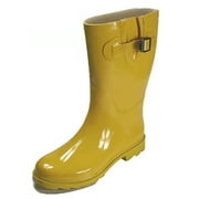 Tanleewa Women's Rain Boots Nonslip Rain Shoes Waterproof Garden Boots Shoe Size 7 Adult Female