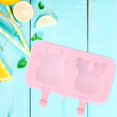 thumbnail image 3 of Molde de silicona de grado alimenticio para helado, 2 rejillas con tapa y 50 palitos, diseño de cabezas de vaca y ciervo, divertido bricolaje para el hogar, 3 of 8