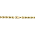 thumbnail image 4 of 14K Yellow Gold 5mm Diamond Cut Rope With Lobster Clasp Chain 22 IN, 4 of 5