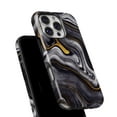 thumbnail image 6 of DesignSkinz Scratch-Resistant Hard Slim Case Compatible with iPhone 13 Mini (Compatible with MagSafe) - Vivid Agate Vein Slice Foiled V17, 6 of 9