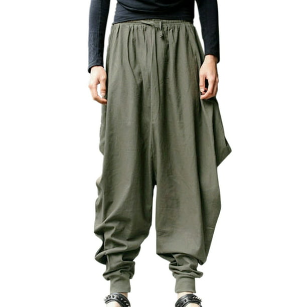AMaVo - Plus Size Harem Pants For Men Baggy Aladdin Trouser Jogger ...