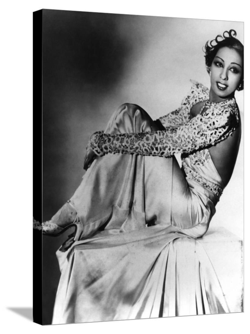 Josephine Baker, GalleryWrapped Canvas Print Wall Art