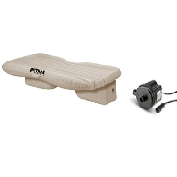AirBedz Rear Seat Air Mattress PPI-TAN TRKMAT With DC Portable Pump; Heavy Duty Nylon; Tan; With Storage Bag and Patch Kit