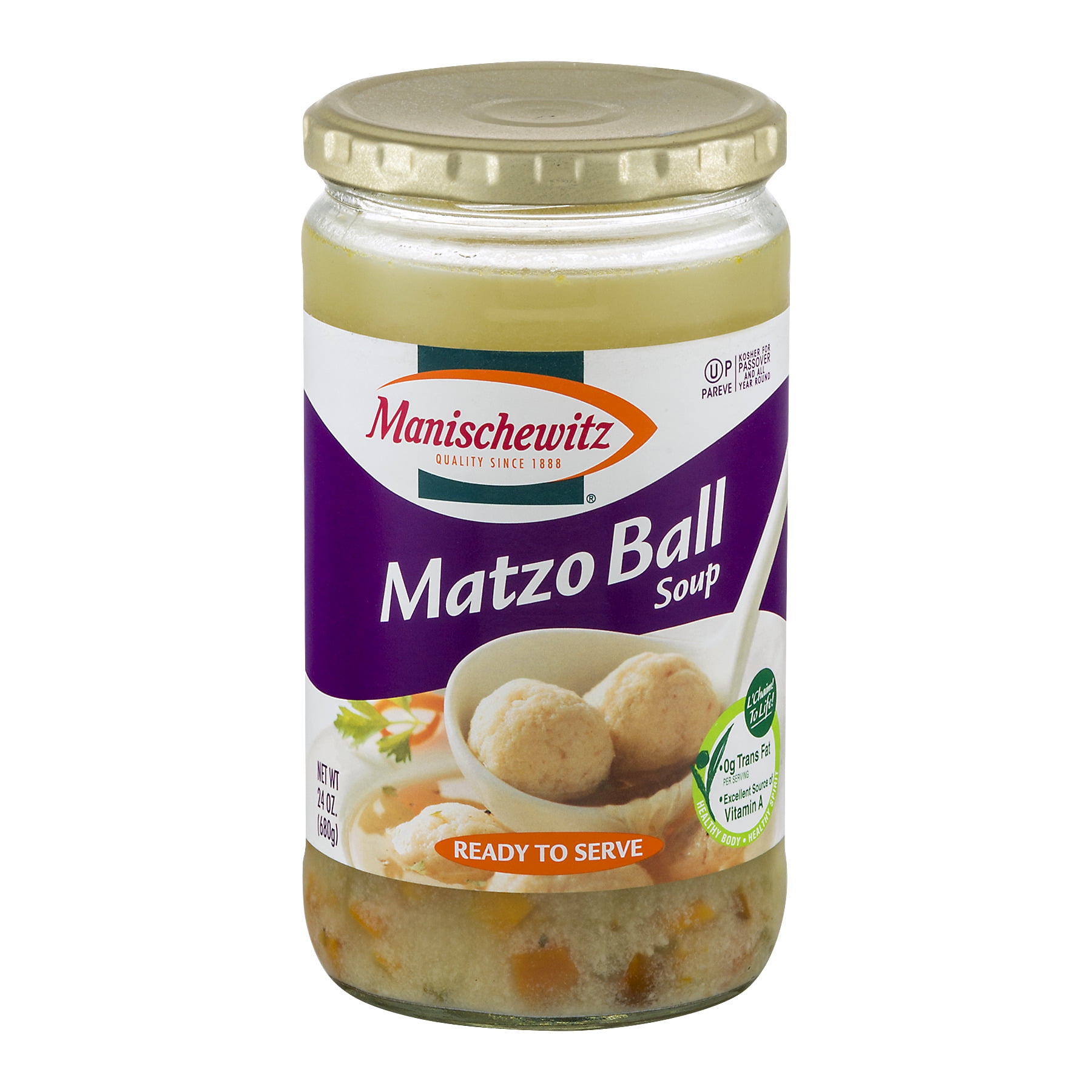 Manischewitz Matzo Ball Soup, 24 OZ (Pack of 12)