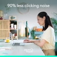 thumbnail image 5 of Logitech Signature M650 Wireless Mouse - for Small to Medium Sized Hands, 2-Year Battery, Silent Clicks, Customizable Side Buttons, Bluetooth, Rose, 5 of 12