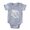 Heather Grey, variant on CafePress - Gothic Skull Initial Q - Cute Infant Baby Football Bodysuit