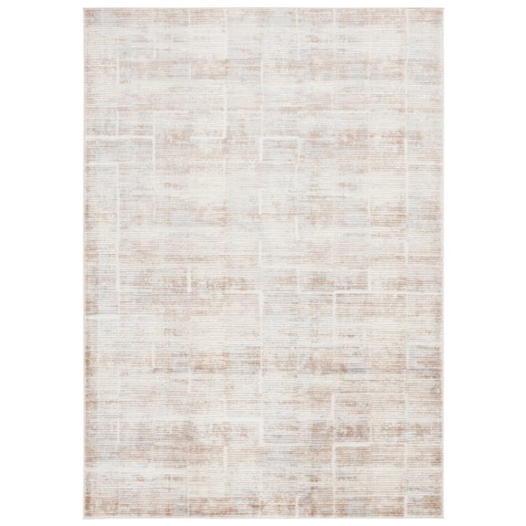 SAFAVIEH Whisper Terrence Abstract Area Rug, Beige/Light Beige, 8' x 10'
