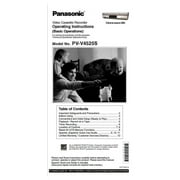 Panasonic PV-V4525S 4-Head VCR Silver (New)