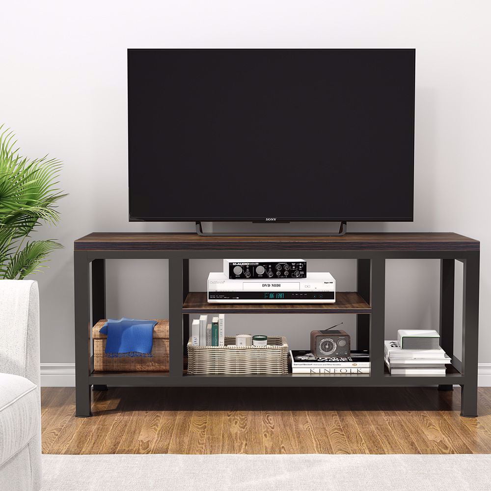 Tribesigns 55 Inches TV Console Stand with Drawers TV Table Storage Cabinets Shelves for Living Room White Modern Entertainment Center Media Stand 