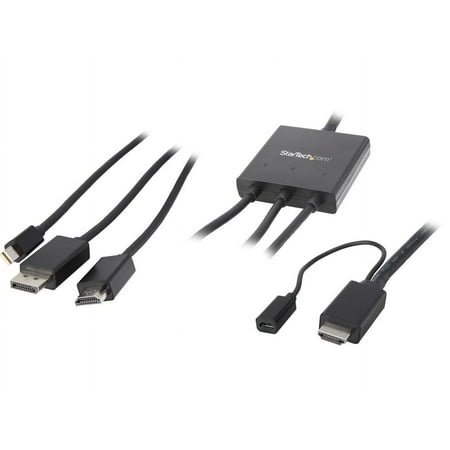 UPC: 0065030862844 | StarTech.com DPMDPHD2HD HDMI  DisplayPort or Mini DisplayPort to HDMI Converter Cable