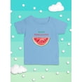 thumbnail image 3 of Buon Ferragosto Watercolor Melon T-Shirt Infant -Image by Shutterstock,  18 Months, 3 of 4