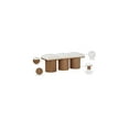 thumbnail image 2 of Meridian Furniture Pavilion Cream Boucle Fabric Bench, 2 of 6