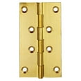 thumbnail image 4 of Speravity Bisagras Puerta Conector Hardware Artesanía Muebles Cerradura Bisagra plana lisa para gabinete Cajón de casa Persiana / 3.5in Latón Ciego/3.5 pulg. Latón 10Conjunto, 4 of 6