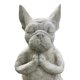 thumbnail image 2 of Estatua de jardín de Bulldog Francés, artesanías de resina para meditación al aire libre, recuerdos para perros, figuras de perros brillar  Electrónica, 2 of 5
