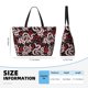 thumbnail image 4 of Fotbe Snake And Rose Bolsa de Viaje para Playa - Resistente al Agua, Bolsa Tote de Gran Capacidad y Ligera con 7 Bolsillos para Mujeres y Hombres, 4 of 7