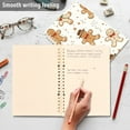 thumbnail image 5 of Ckdifva Gingerbread Cute A5 Ring Binder Notebook Journey Note Diary College Ruled Study 60 Pages, 5 of 8