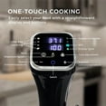 thumbnail image 4 of Aulonda Sous Vide Cooker vide Cooking Machine,1100 Watts Stainless Steel Immersion Circulator,Precision Cooker,with Temperature and Time Digital Display Control, 4 of 6