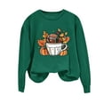 thumbnail image 2 of Neewe Womens Oversized Sweatshirts Thanksgiving Printed Hoodies Fleece Crewneck Sweaters Casual Tops Comfy Fall Fashion Outfits Winter Clothes 2025, 2 of 4