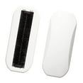 thumbnail image 1 of (2 PCS) Reusable Handheld Crumb Sweeper, Nutshell Soft Bristles Debris Collector for Table, Mat, Bed Sheets, Sofas, Clothes Cleaning Brush, 1 of 5