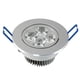 thumbnail image 5 of Toystoory Foco empotrable de luz de techo LED regulable de 4 * 3W Luz blanca fría 100-140V Iluminación y accesorios cálido Toystoory HA024488-02, 5 of 6