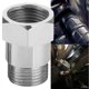 thumbnail image 2 of 2pcs O2 Sensor Spacer Threaded Universal M18 X 1.5 Car Engine Light Oxygen Sensor Extender Adapter, 2 of 4
