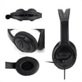 thumbnail image 3 of Auriculares Estéreo para Centro de Llamadas con Micrófono con Cancelación de Ruido para Zoom Skype Office Call Center Home Podcast, 3 of 5