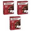 (3 pack) Quest Protein Bar, Chocolate Brownie, 20g Protein, Gluten Free, 4 Count