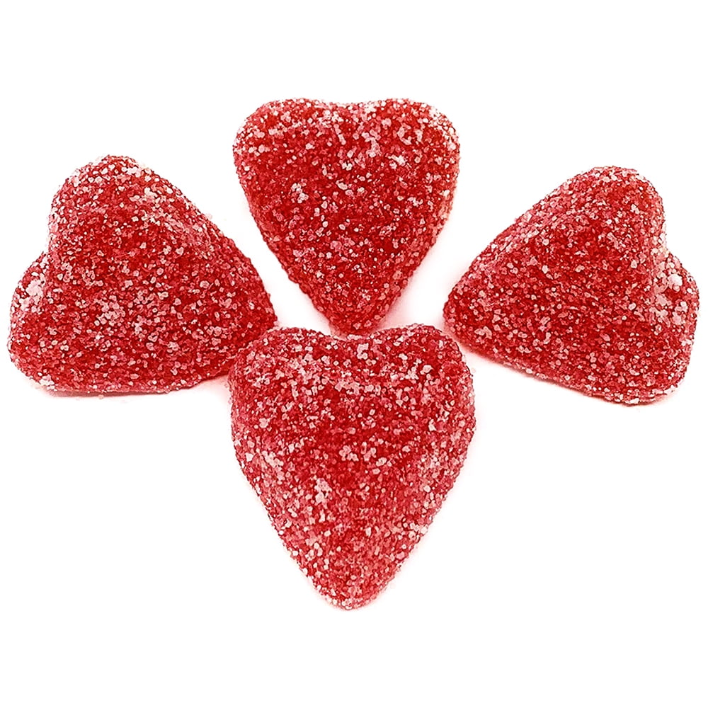 Valentine Sour Cherry Hearts Bulk Candy Valentine's Day Candy 3 pounds