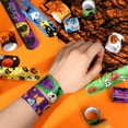 thumbnail image 6 of Ayieyill 72 PCS Halloween Slap Bracelets for Kids, Halloween Prizes Halloween Toys Bulk for Trick or Treat Party Favors Classroom Favors, 6 of 8