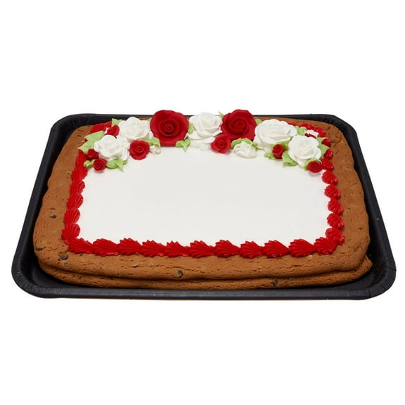 Sugar Soft Roses Half Sheet Cookie Cake