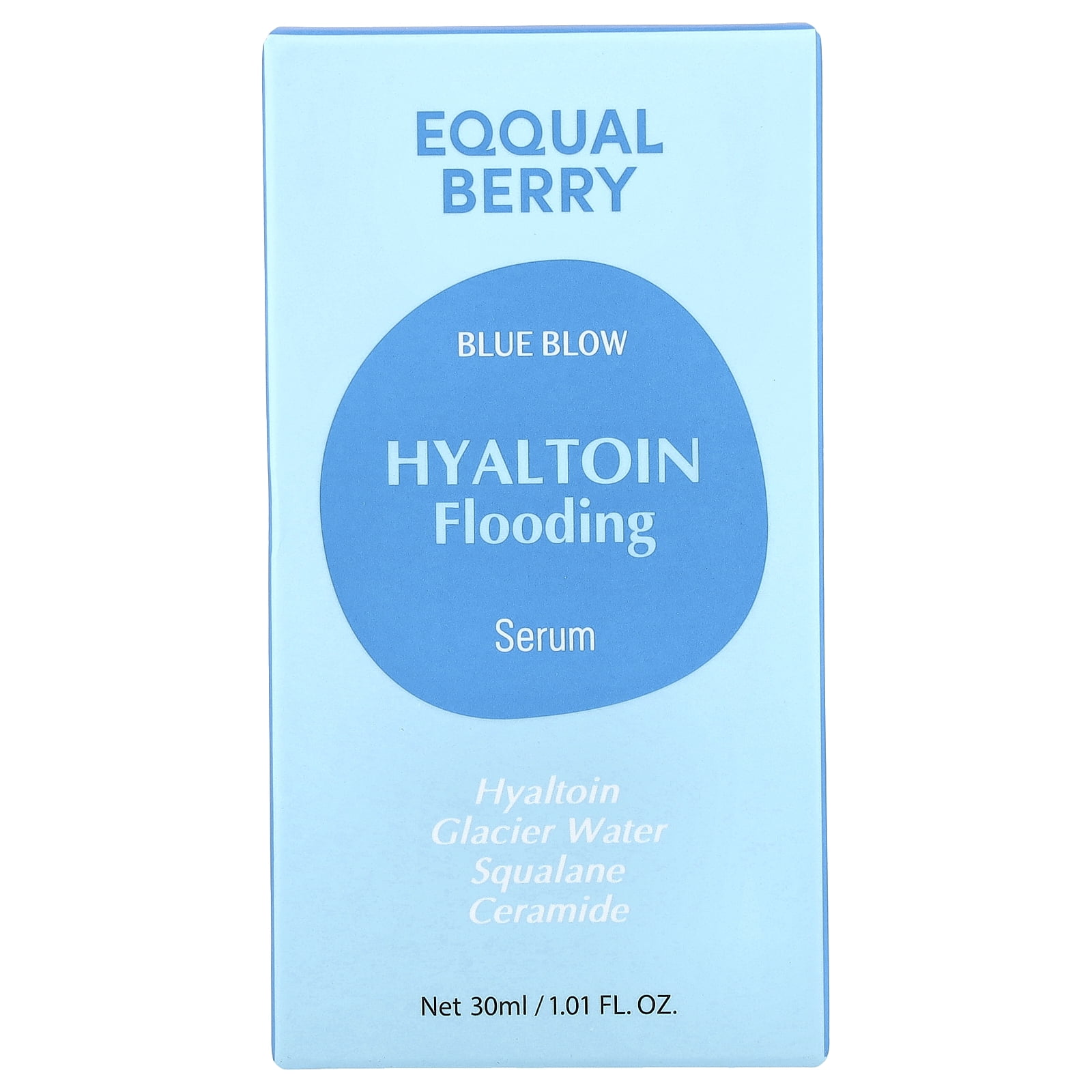 EQQUALBERRY Blue Blow, Hyaltoin Flooding Serum, 1.01 fl oz (30 ml)
