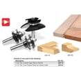 thumbnail image 4 of Timberline TRS-270 3-PC Cove Raised Panel Door Making Router Bit Set 1/2 Inch SHK with BB and Back Cutter for 5/8 to 7/8 Inch Material. Includes 440-19 & 440-52., 4 of 4