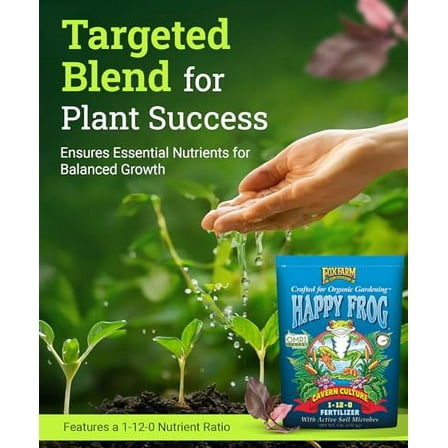 Happy Frog Cavern Culture Organic Plant Fertilizer For Enhanced Flowering Bud Development Root Efficiency Npk 1 12 0 (4 Lb)