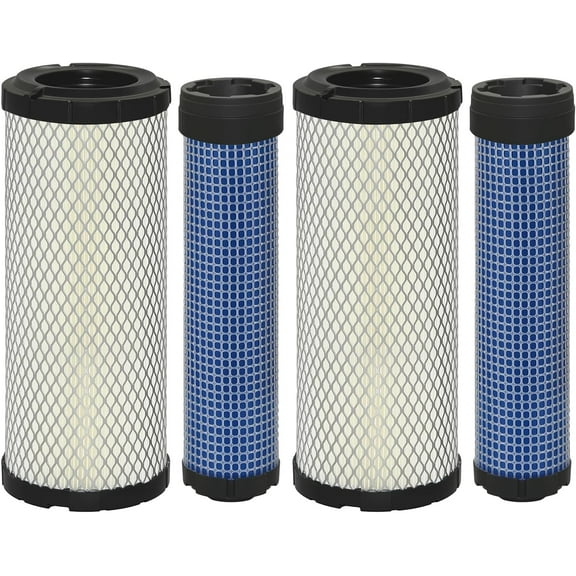 2 PCS P821575 & P822858 Outer Inner Air Filter Set - Compatible with Donaldson FPG05 Air Cleaners, Kawasaki 11013-7044 & 11013-7045, Donaldson Kohler 25-083-01-S