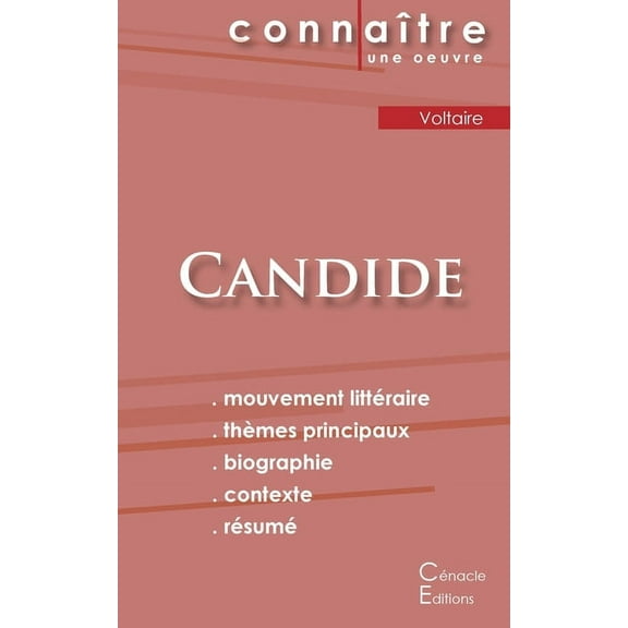 Fiche de lecture Candide de Voltaire (Analyse littéraire de référence et résumé complet), (Paperback)