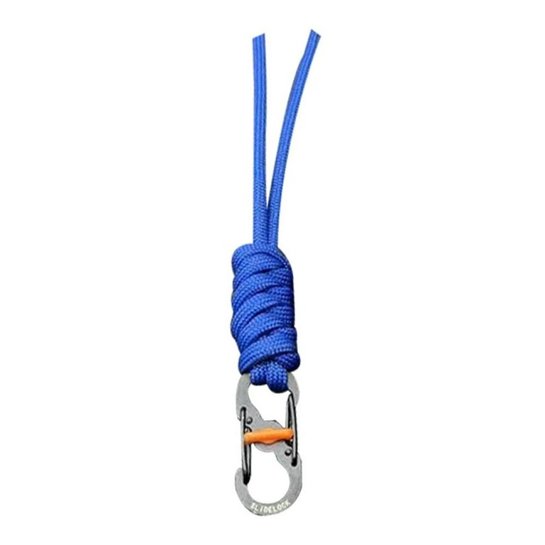 New 10 Styles High Strength Emergency Survival Backpack Parachute Cord Paracord  Keychain Key Ring Lanyard 8-Word Buckle 10 
