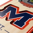 thumbnail image 4 of YouTheFan NCAA Mississippi Rebels 6'' x 19'' 3D Stadium View Banner, 4 of 7