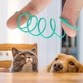 thumbnail image 4 of Juguete de plástico para gatos, 12 piezas de plástico, práctico y duradero, juguete interactivo para gatos, diseño de clase mundial, 4 of 9