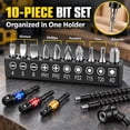 thumbnail image 4 of 30Pcs Flexible Drill Bit Extension Kit, 105° Right Angle Drill Attachment, Drill Swivel Set & Bendy Soft Shaft Screwdriver Socket Adapters, 4 of 14
