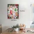 thumbnail image 2 of Susaid Christmas Gingerbread Cookies Pattern Vertical Canvas Wall Decor 12x16in - Waterproof with Wood Frame & Damage-Free Hanging Kit, 2 of 8