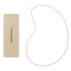 thumbnail image 2 of Espejo de maquillaje acrílico de escritorio irregular con base de madera para dormitorio B, 2 of 8