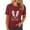 Wine, variant on Aayomet Womens Summer Tops Womens Casual Scoop Collar Plus Size T Shirts Summer Tops Tee,Red M