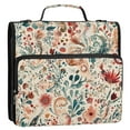 thumbnail image 5 of FORMRS Zipper Binder with Shoulder Strap 1.5-inch Ring 500 Sheet Capacity File Bag, Watercolor Leaves, 5 of 5