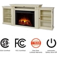 thumbnail image 6 of Real Flame Tracey 84" Grand Electric Fireplace TV Stand in Distressed White, 6 of 9
