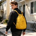thumbnail image 3 of Luckky Solid Color Foldable Drawstring Backpack,Large Capacity Woven Fabric Cinch Sack with Adjustable Shoulder Straps,Lightweight Portable Gym Bag for Outdoor Travel Daily Use, 3 of 6