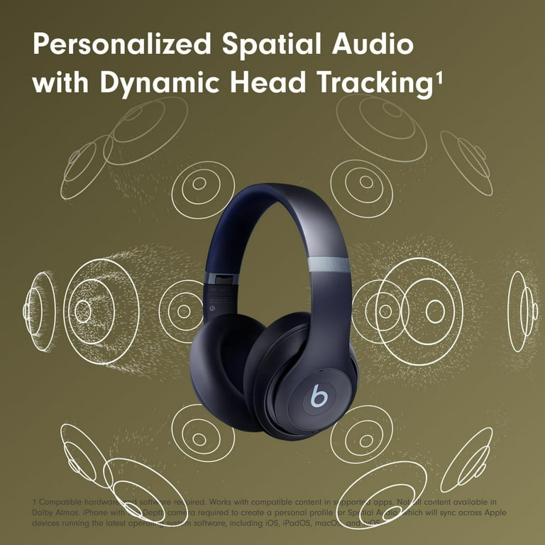 Restored Beats Studio Pro Wireless Headphones Navy Refurbished